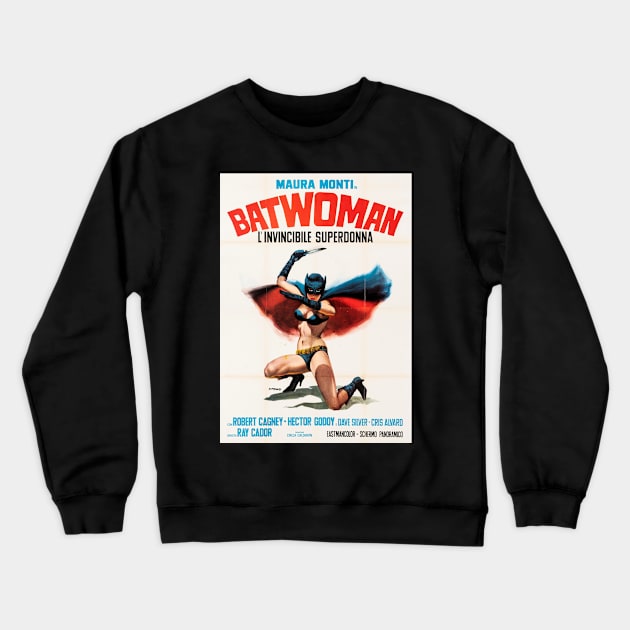 L'Invincible Superdonna (Cinematográfica Calderón S.A., 1968) Crewneck Sweatshirt by Scum & Villainy